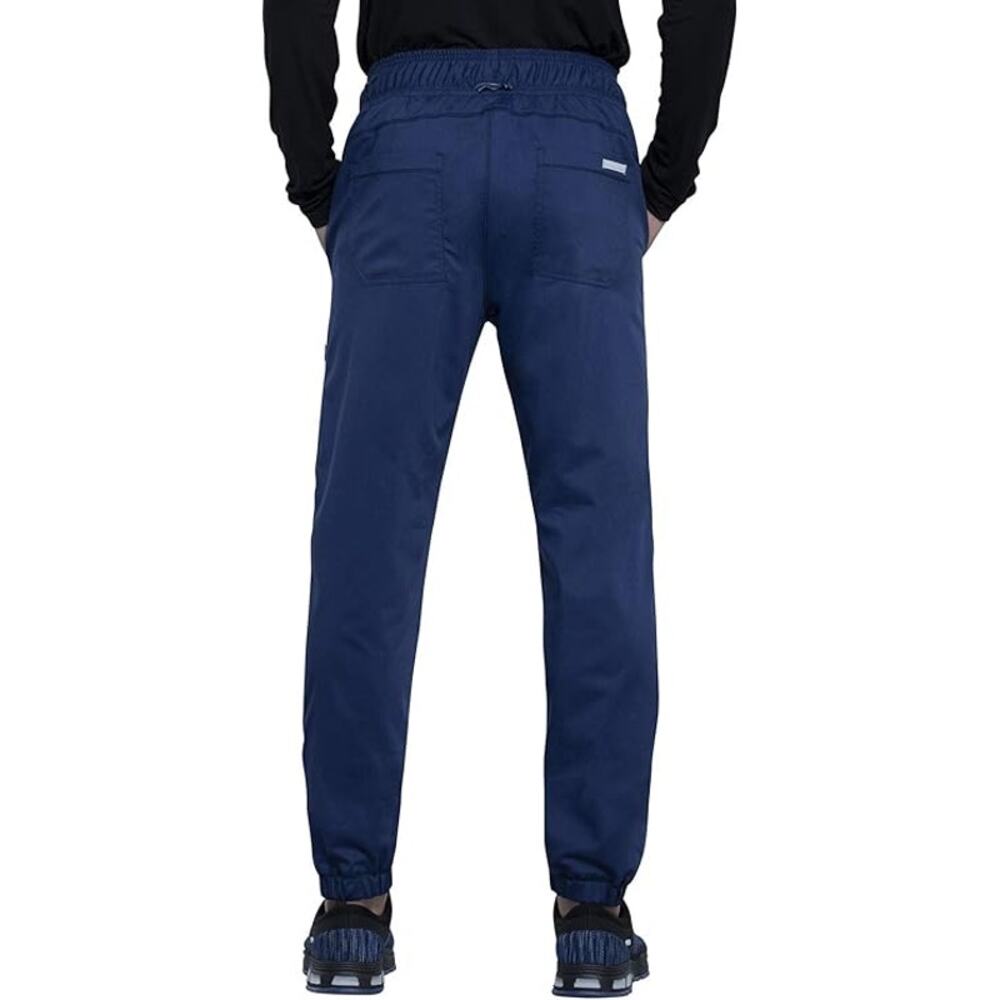 Workwear Revolution Men Scrubs Pant Natural Rise Jogger WW012, Navy Blue, XXL - Picture 3 of 6